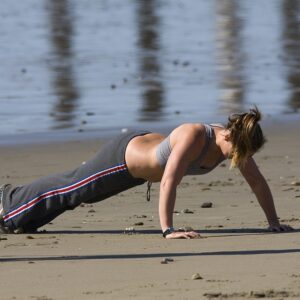 Girl Exercising